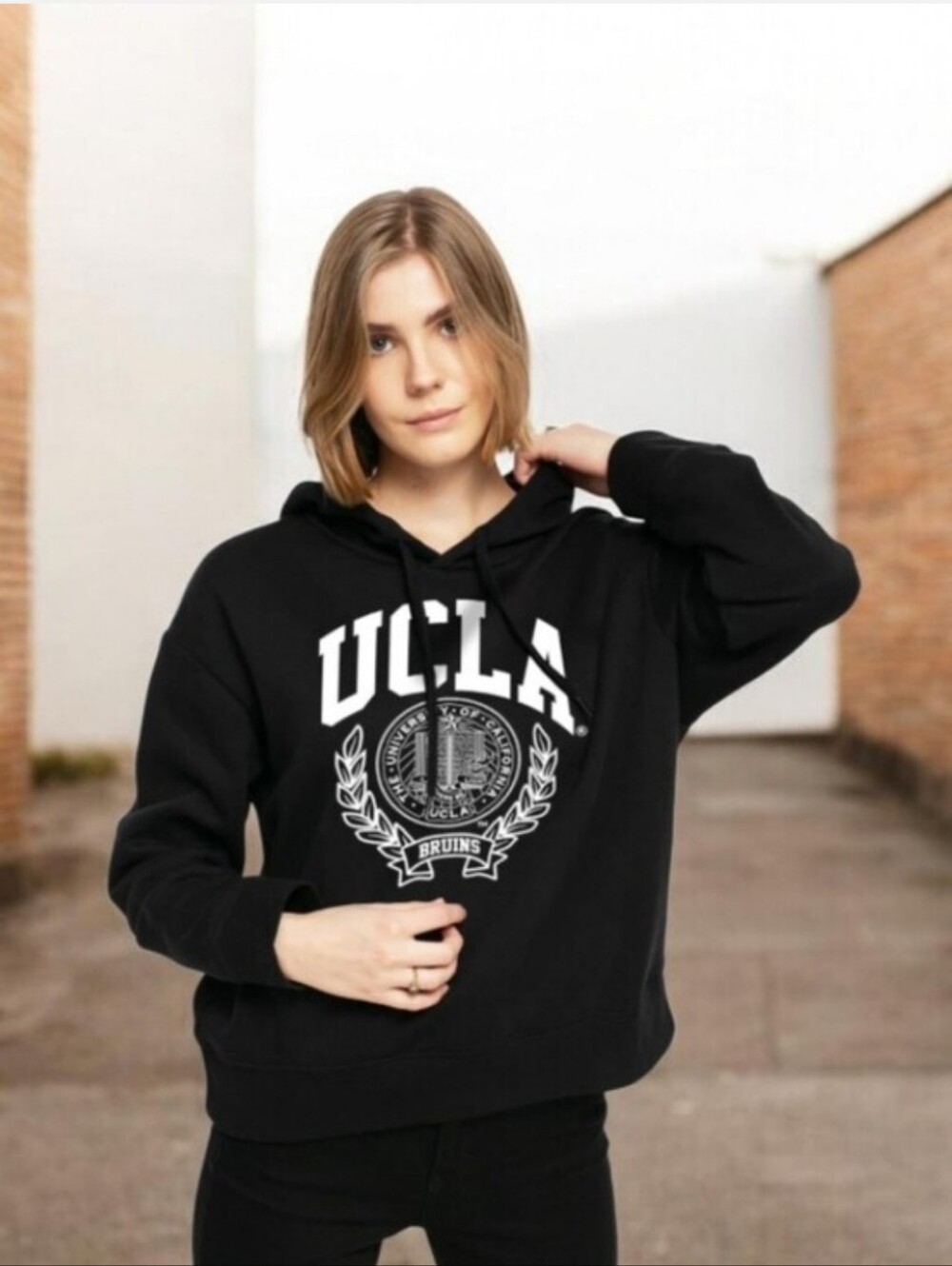 H&M Black UCLA Graphic Hoodie - Women